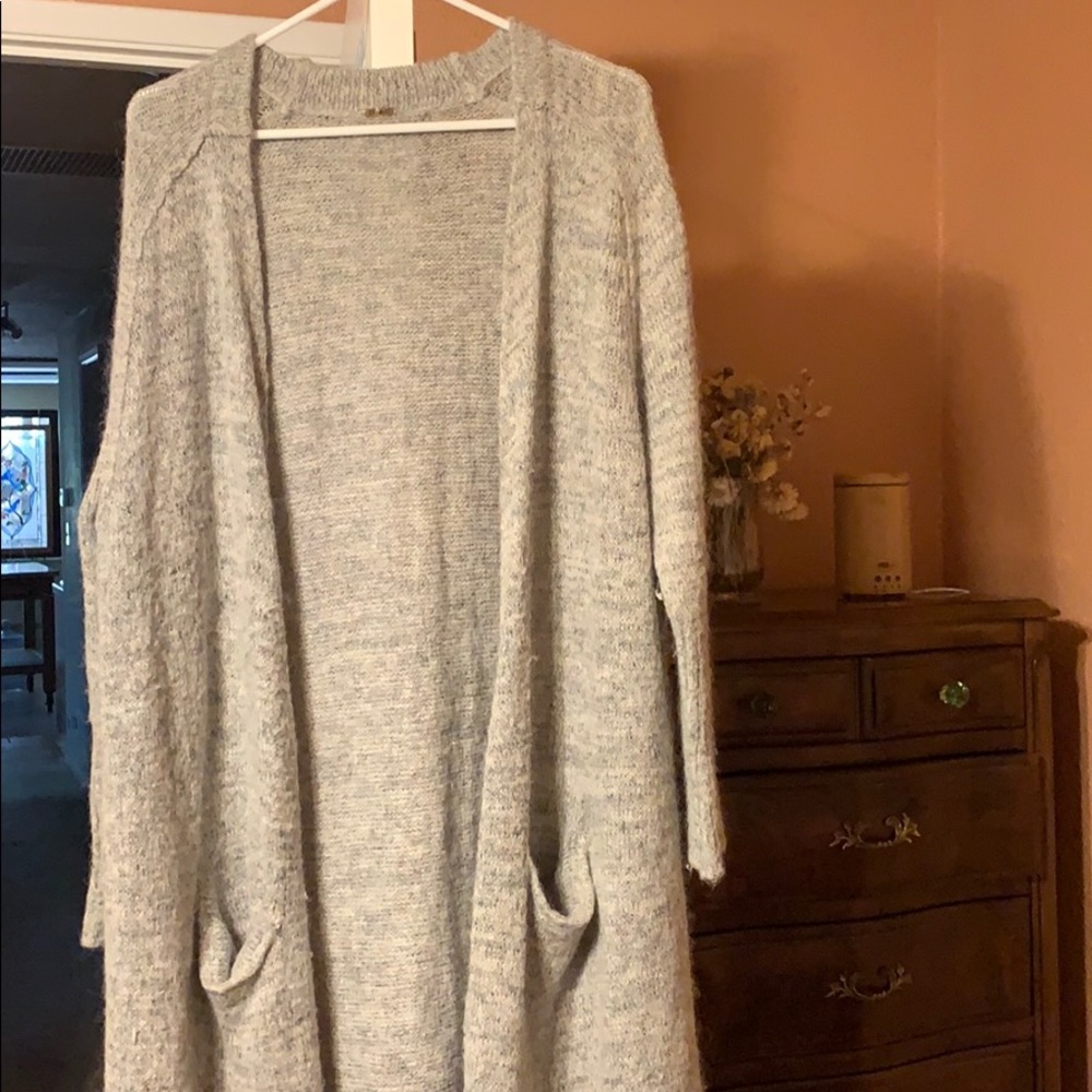 Free People Long Cardigan